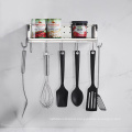 Stainless steel Kitchen utensils rack with hook for spice